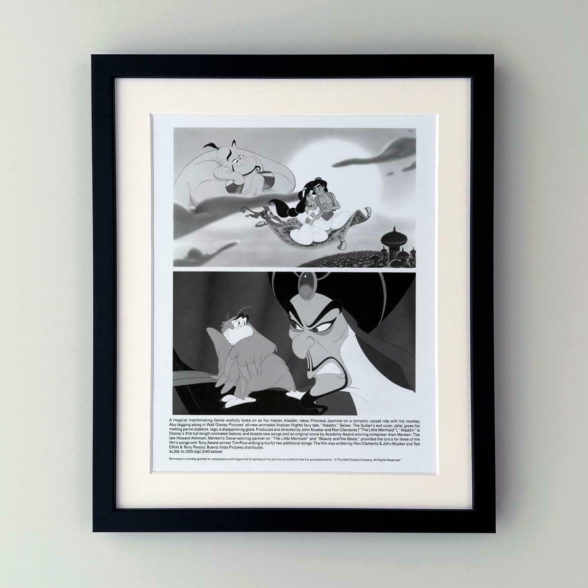 Aladdin  (1992)  Publicity Film Still  Framed photo Art