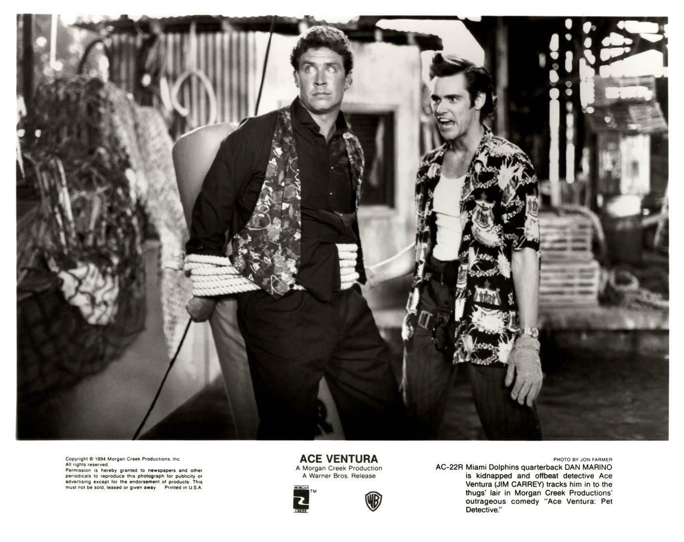 Ace Ventura  (1994)  Publicity Film Still  Framed     Jim Carrey photo 179.0
