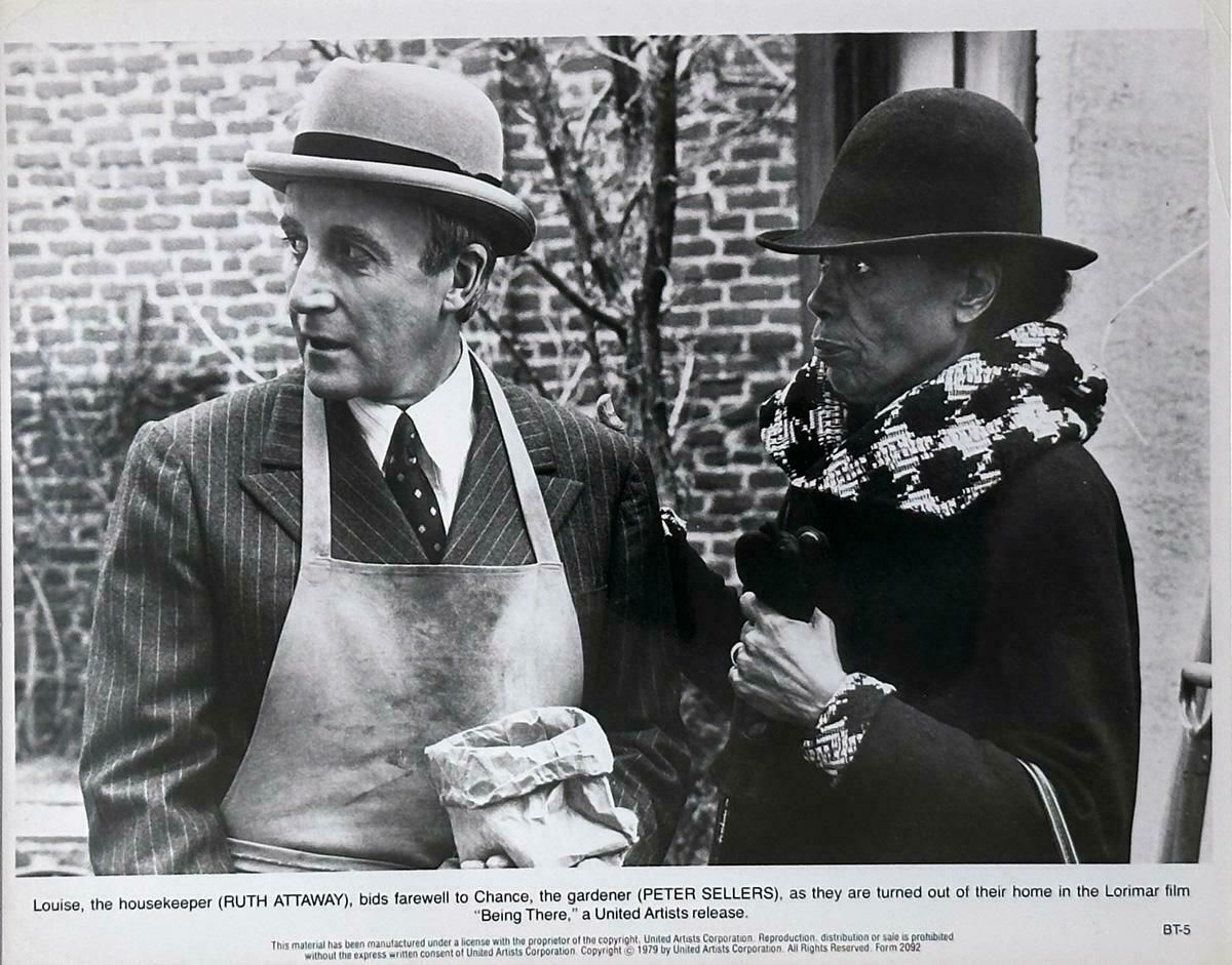 Being There  Publicity Film Still 1979 Peter Sellers    Framed photo furniture