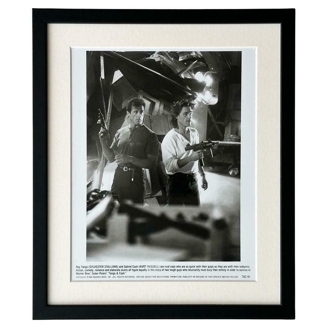 Tango & Cash Publicity Film Still 1989 Sylvester Stallone Kurt Russell   Framed