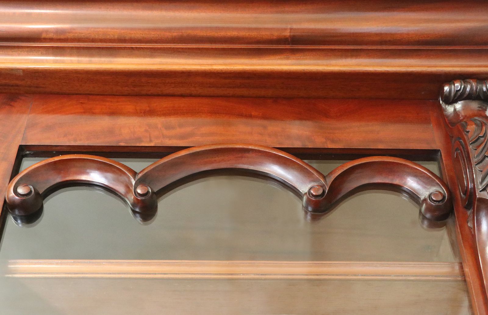 3495.0 For The Fishermen And Culinary Enthusiasts! A Superb, Top Quality Victorian Mahogany Display Cabinet. photo