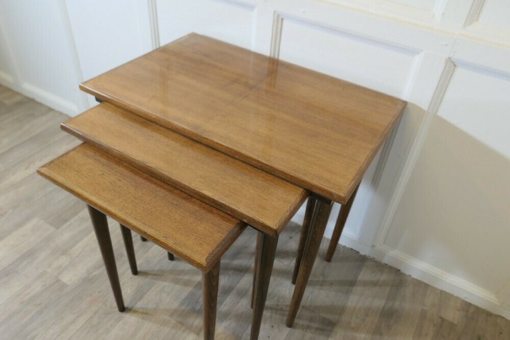 Stylish Vintage 1960s Nest Of Tables photo Furniture