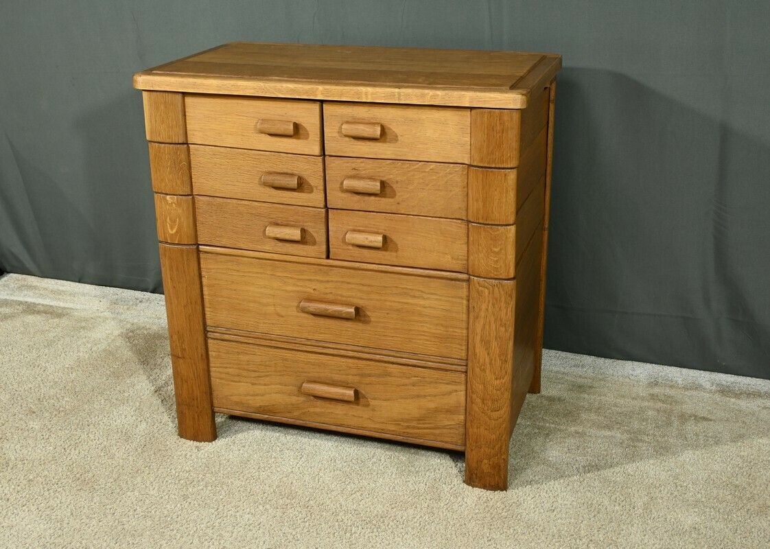 “La Pratique” Worker In Oak, By Créations Chantal For Moda – 1960 photo Furniture