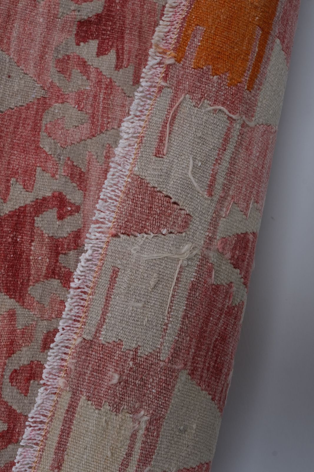 1960s Oversized Pastel Turkish Kilim Rug 10'1'' X 12'2'' photo buy