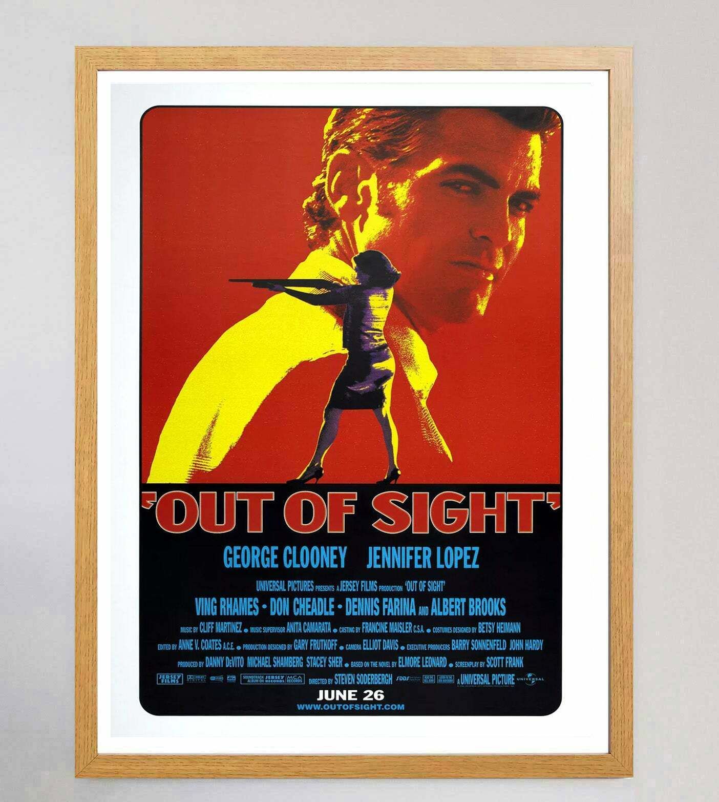 Out Of Sight Original Vintage Poster photo Art