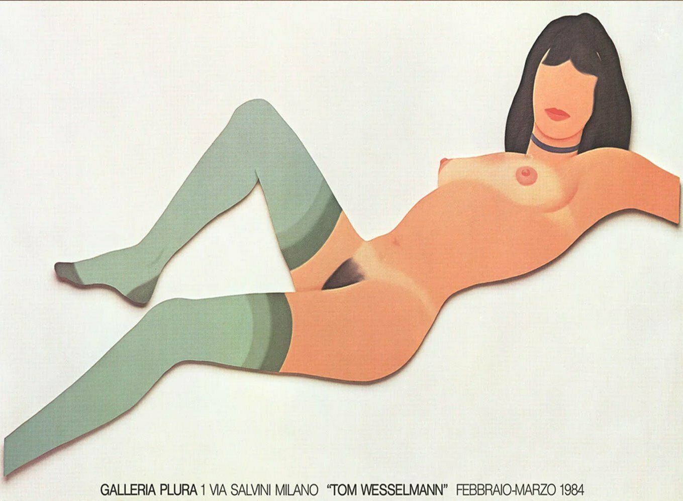 Tom Wesselmann   Galleria Plura Original Vintage Poster