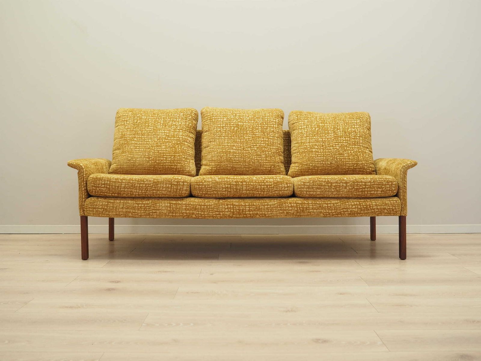 Mustard Sofa, Danish Design, 1960s, Designer: Hans Olsen photo furniture