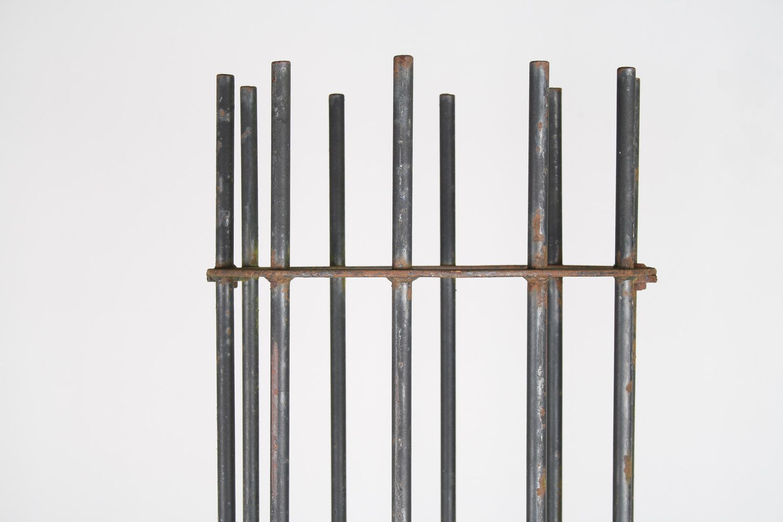 A Pair Of Reclaimed Iron Tree Guards Garden Trellis Topiary Frames photo vinterior