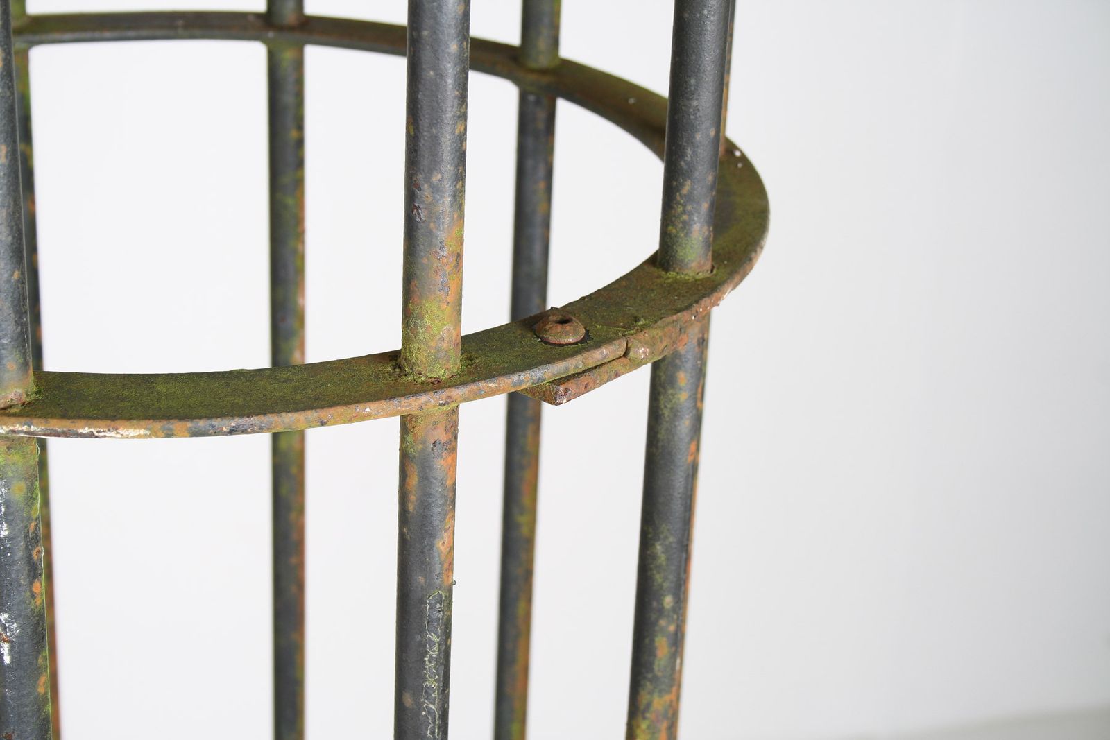 Garden Decor A Pair Of Reclaimed Iron Tree Guards Garden Trellis Topiary Frames photo