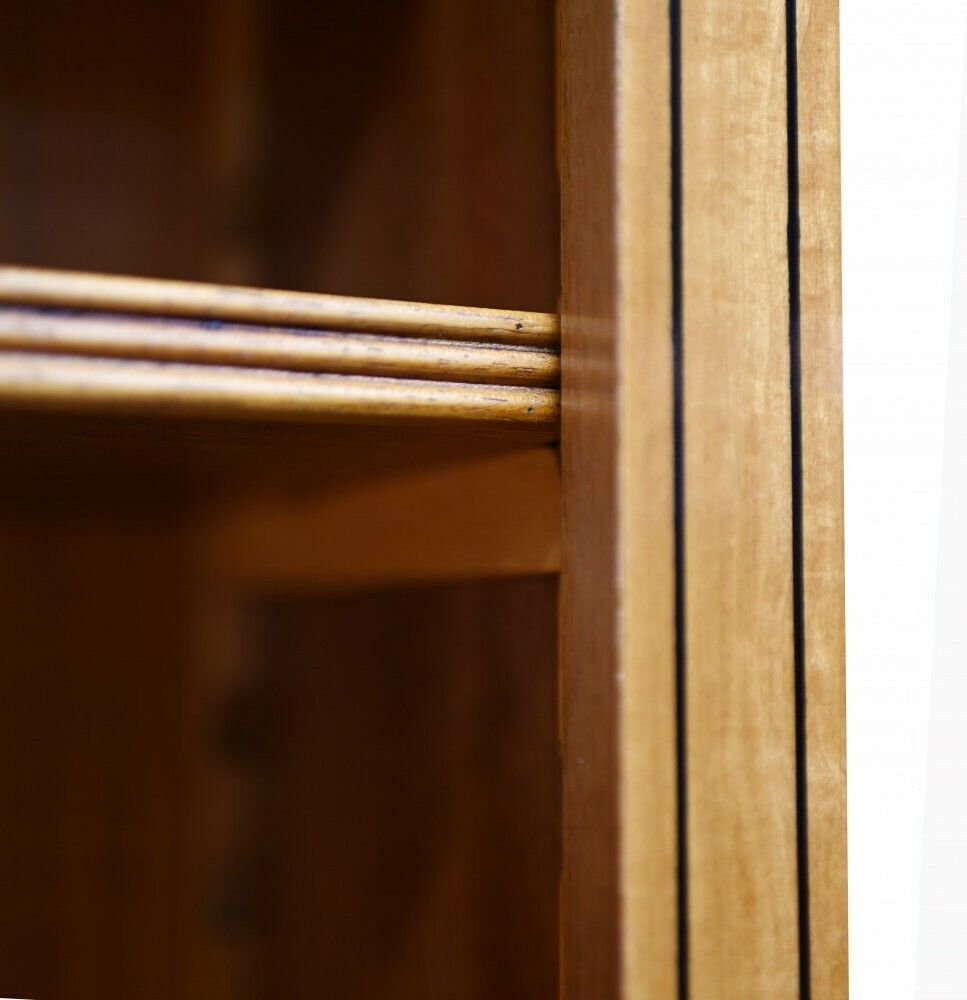 Regency Open Bookcase   Satinwood Sheraton Bookcases photo 1200.0