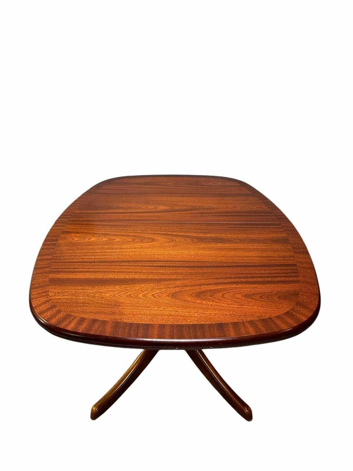 Vintage G Plan Dark Wood Rectangular Extending Table C1970 / Seats 4 6 photo Furniture