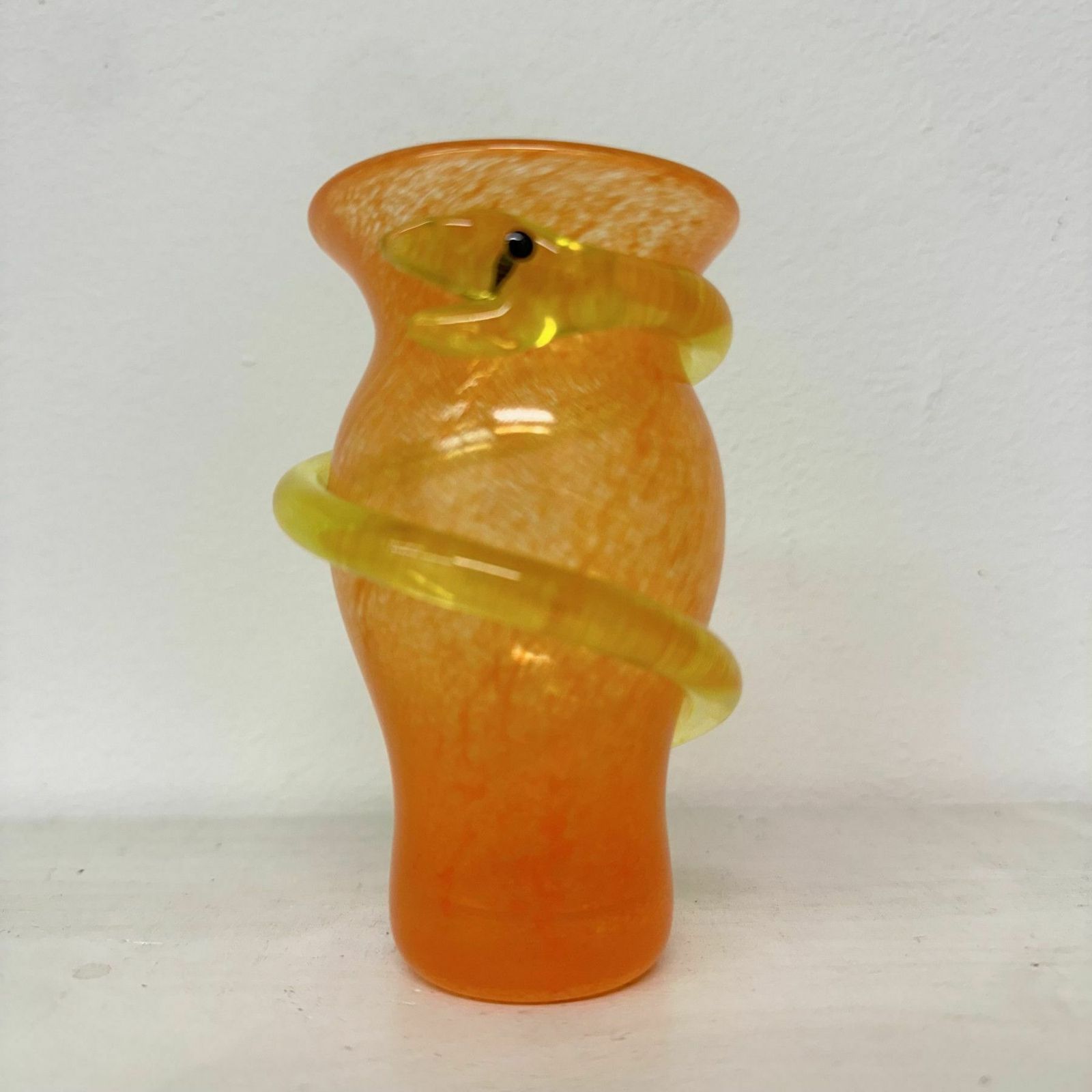 Ulrica Hydman For Kosta Boda Miniature Vase Snake, 1980s Sweden photo for sale