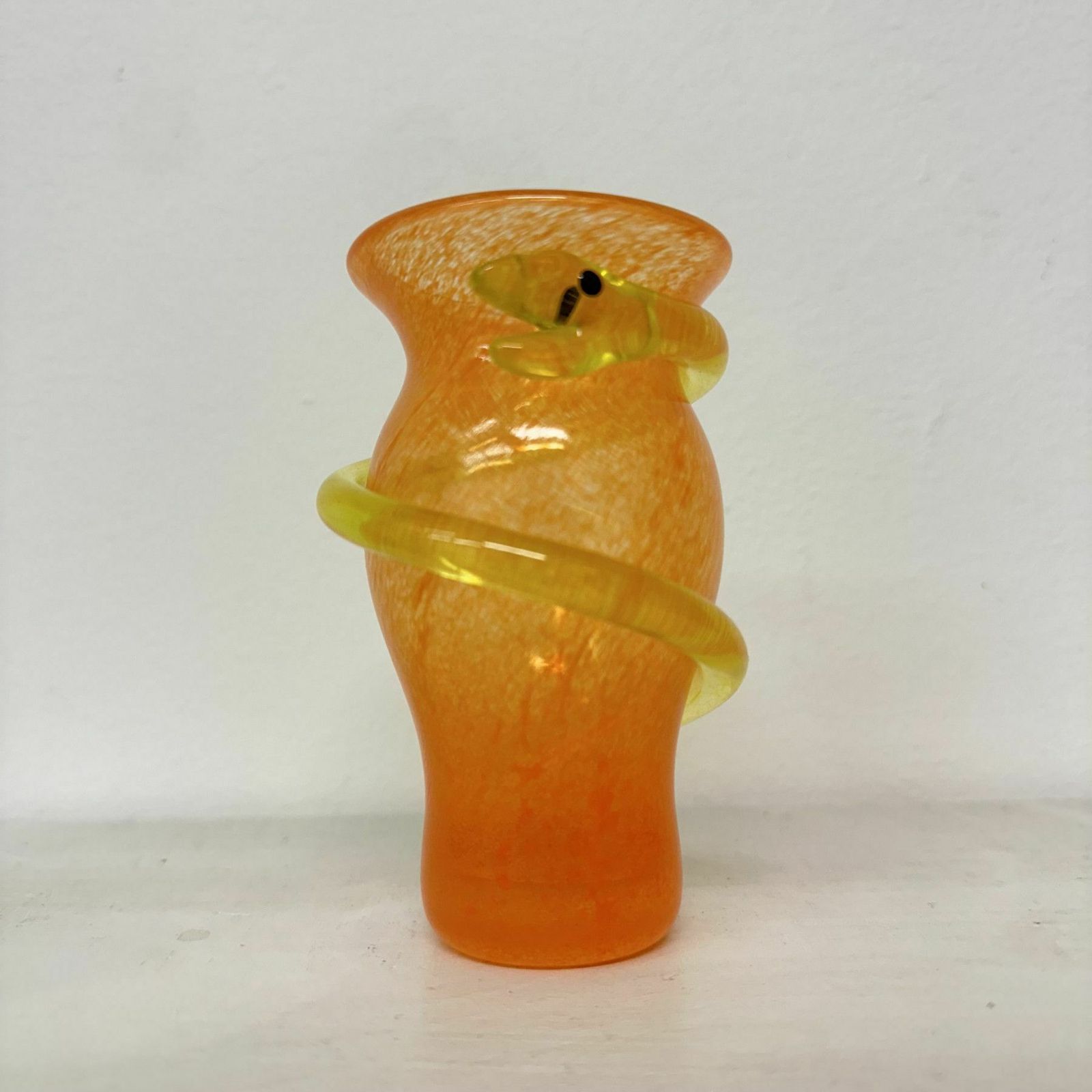 photo for sale Ulrica Hydman For Kosta Boda Miniature Vase Snake, 1980s Sweden