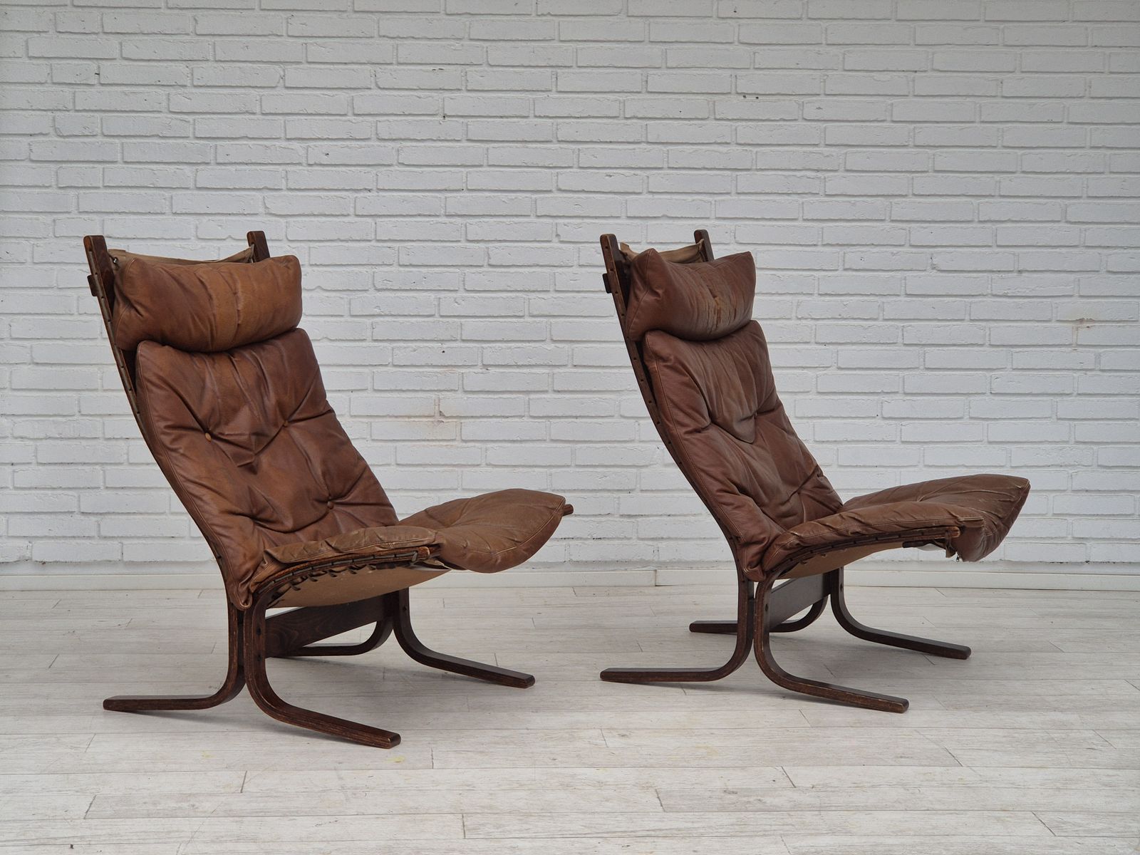 photo buy 1970s, Norwegian Design By Ingmar Relling, Model "Siesta" For Westnofa, Original Condition.