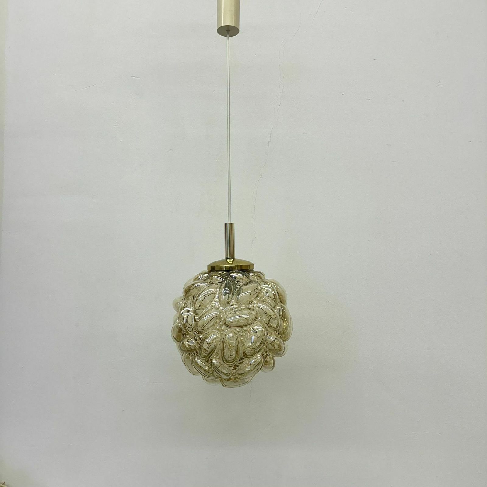 Xl Helena Tynell Glazen Bobbellamp, Hanglamp, Jaren 1970 photo for sale