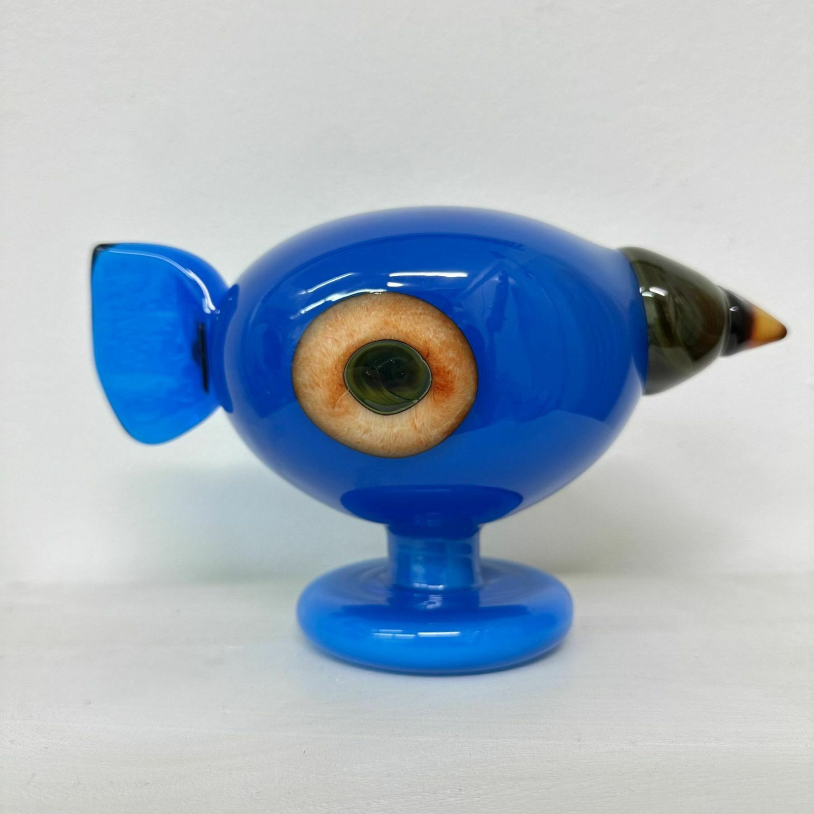 photo vinterior Oiva Toikka Turkey Fowl (Turkinpyy) Annual Bird 2005 Glass Iittala Finland Nuutajärvi Finland