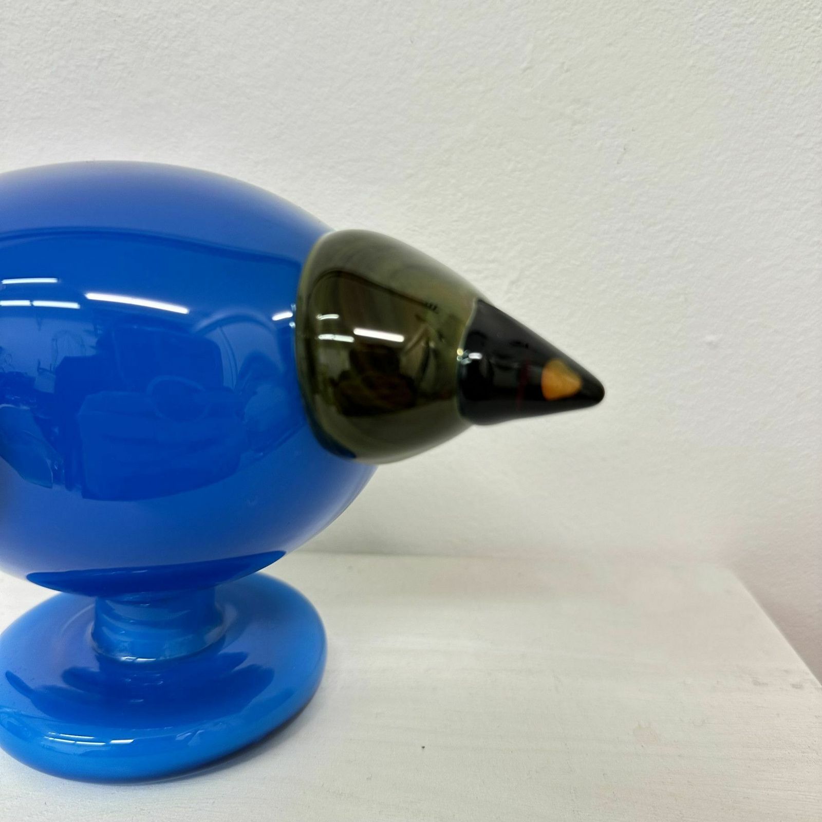 photo vintage Oiva Toikka Turkey Fowl (Turkinpyy) Annual Bird 2005 Glass Iittala Finland Nuutajärvi Finland