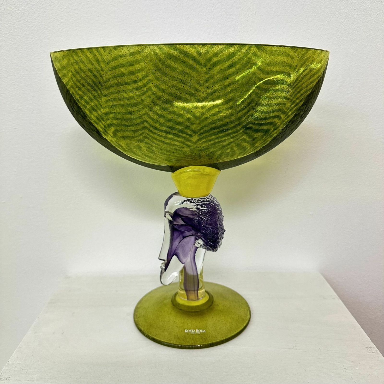 Kjell Engman For Kosta Boda Art Glass Bowl , 1980s photo furniture