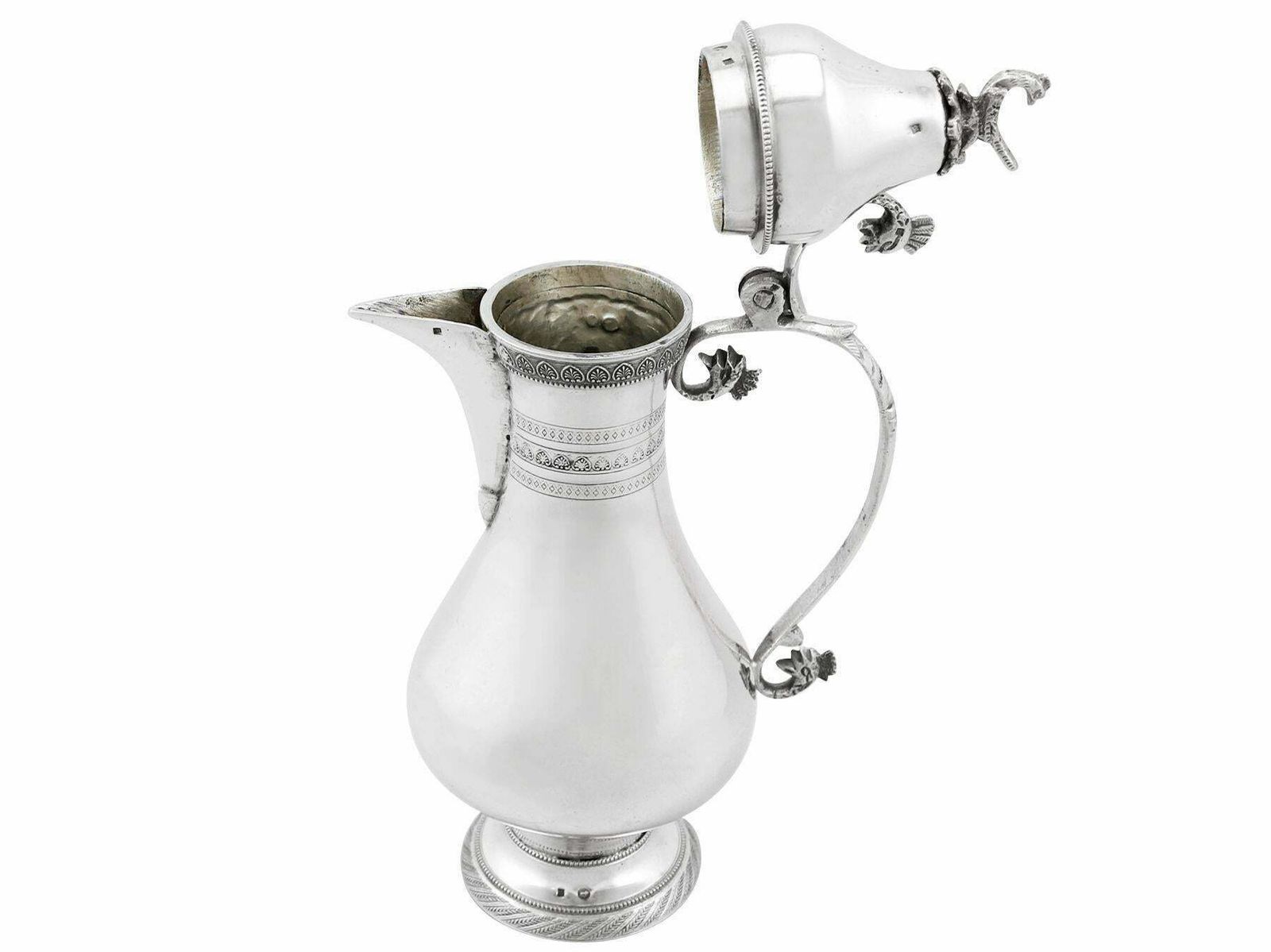 1910s Turkish Silver Coffee Jug photo 1445.0