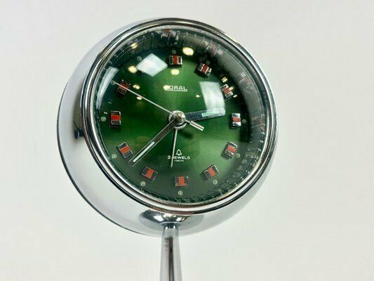 photo buy Space Age Tulip Table Clock From Coral, 1960s