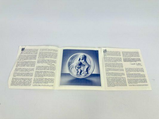 photo furniture Italian Hand Carved Alabaster Wall Plate By A. Santangela For Studio Dante Di Volteradici, 1983