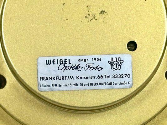 Mid Century German Weigel Optik Foto Brass Weather Station, 1960s photo vinterior