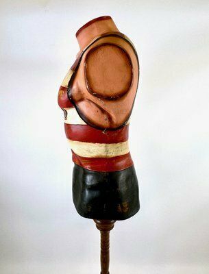Coney Island Mens Swim Club Torso Mannequin On Stand, 1960s photo 1490.0
