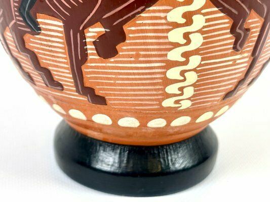 photo for sale Sardinian Terracotta Amphora Attributed To Carmen Nuovo, 1970s