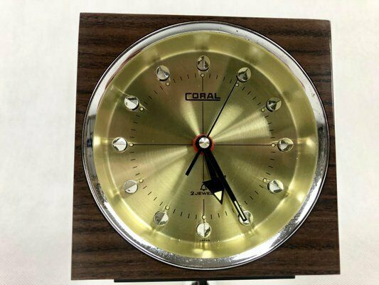 Space Age Tulip Tokyo Tokei Clock From Coral, 1960s photo furniture