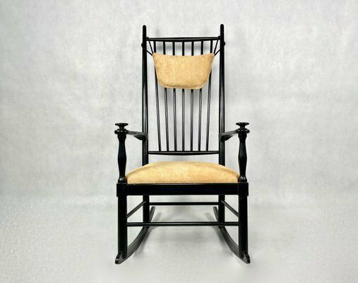 Swedish Isabella Rocking Chair By Karl Axel Adolfsson For Gemla, 1950s photo furniture