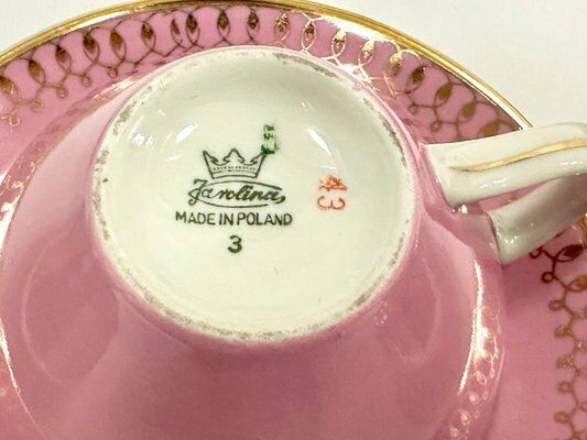 12 Person Porcelain Coffee Service By Wincenty Potacki For Zps Karolina, 1960s, Set Of 29 photo 499.0