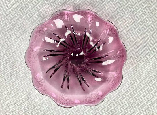 Bohemian Glass Bowl Attributed To Josef Hospodka For Chribska, 1960s photo 231.0