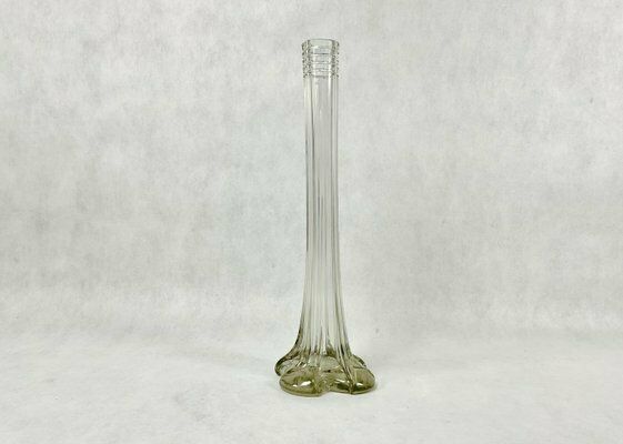Art Deco Crystal Glass Soliflore Vase, 1930s photo 189.0