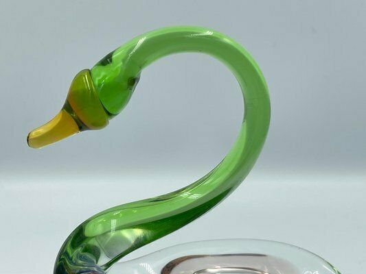 photo vinterior Rhapsody Glass Swan By Frantisek Zemek For Sklana Mstisov, 1960s