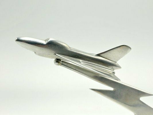 Art Deco Aluminium Desk Plane Miniature, 1930s photo buy