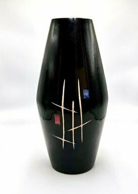 photo furniture Large Mid Century No. 248 38 Floor Vase From Scheurich, 1950s