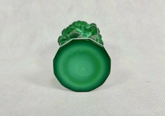 Small Grape Vase In Jade Glass Attributed To František Pazourek, 1990s photo furniture