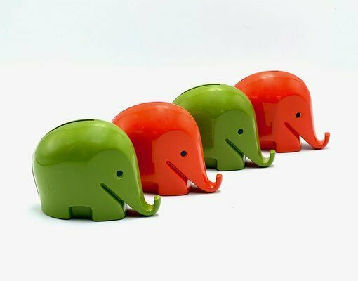 Drumbo Money Boxes By Luigi Colani For Dresdner Bank, 1970s, Set Of 4