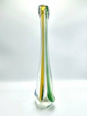 Rhapsody Glass Swan Attributed To Frantisek Zemek For Sklan Mstisov, 1960s photo for sale