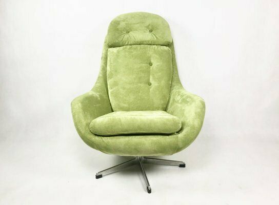 Czech Peggy Swivel Armchair From Up Závody Rousinov, 1970s photo furniture