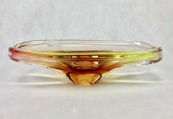 Art Glass Bowl By Jan Beránek For škrdlovice, 1960s photo Home Decor