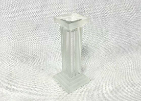 Crystal Cool Candleholder From Jihlava Sklarny Bohemia, Czech Republic photo for sale