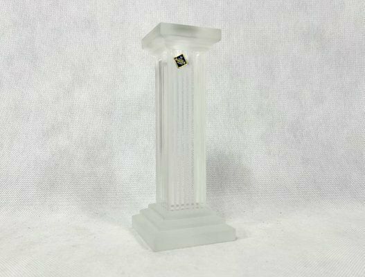 Crystal Cool Candleholder From Jihlava Sklarny Bohemia, Czech Republic photo Home Decor