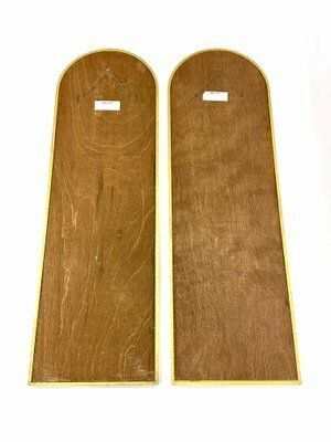 Belgium Brass Mirror From Deknudt, 1970s, Set Of 2 photo buy