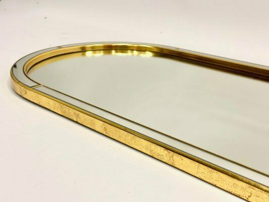 Belgium Brass Mirror From Deknudt, 1970s, Set Of 2 photo vintage