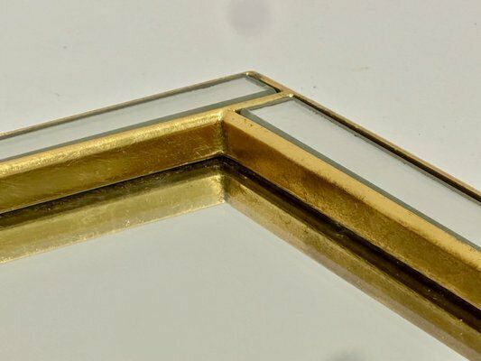 photo furniture Belgium Brass Mirror From Deknudt, 1970s, Set Of 2