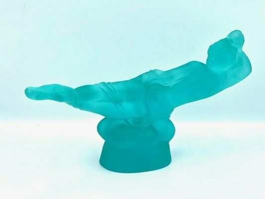 photo for sale Czech Glass Bad Attendant Sculpture By Vally Wiesenthier For Desna, 1980s