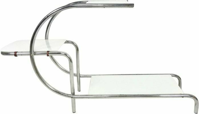Vintage Flower Stand By Emile Guyot For Thonet, 1950s photo furniture