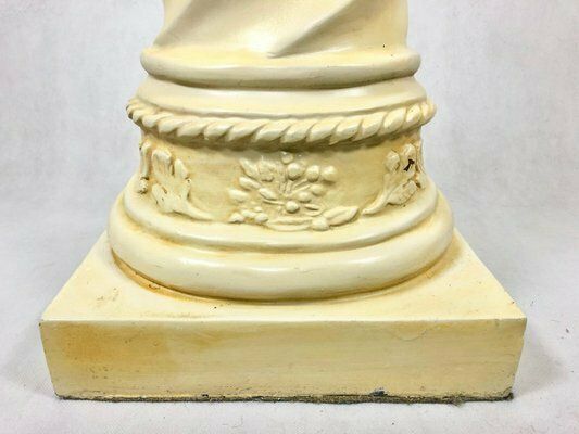 Vintage Roman Column Flower Stand Pedestal, 1980s photo vintage