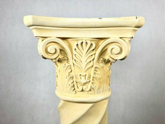 photo furniture Vintage Roman Column Flower Stand Pedestal, 1980s